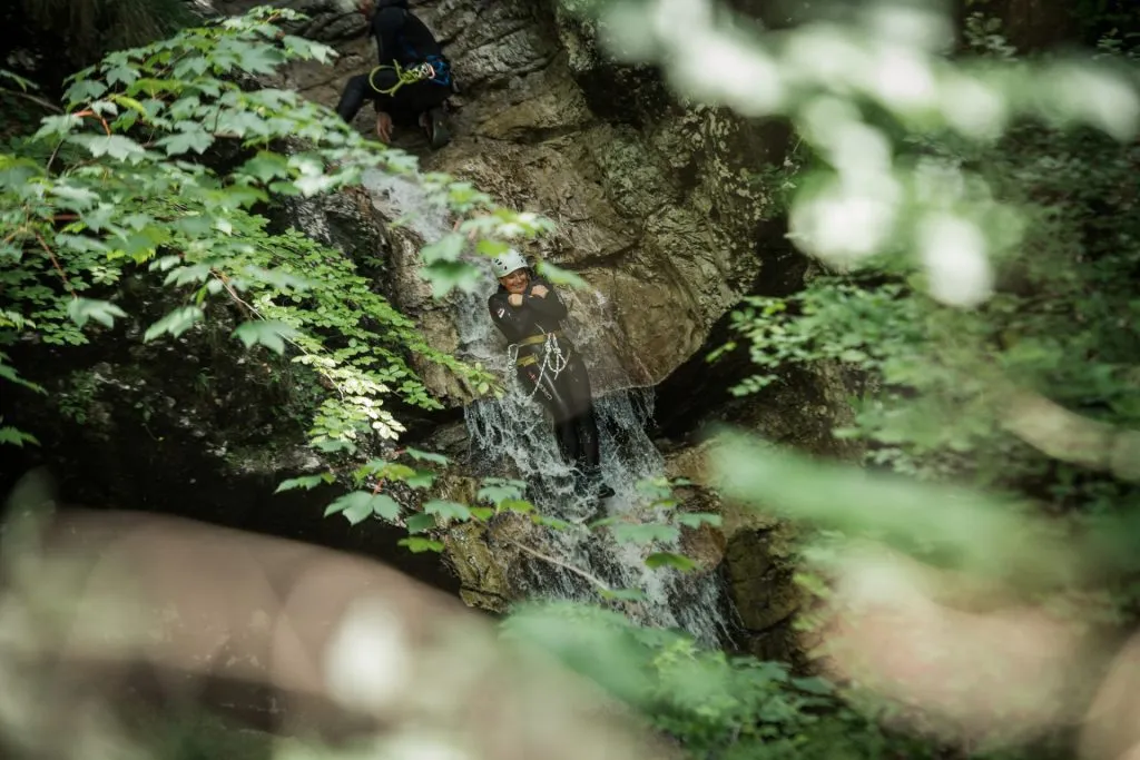 Canyoning near Bled