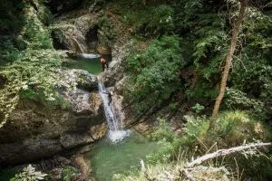 Canyoning near Bohinj 