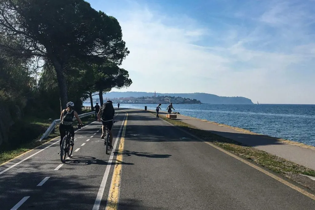 Cycling along the Slovenian Coast