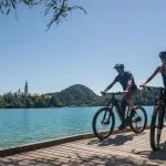 Cycling around Lake Bled scaled 1