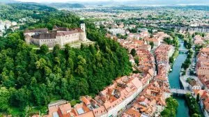 Ljubljana with the castle 