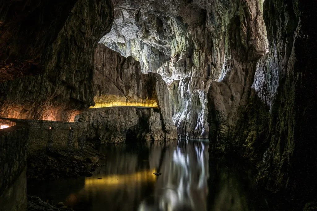 River Canyon in Skocjan Caves 