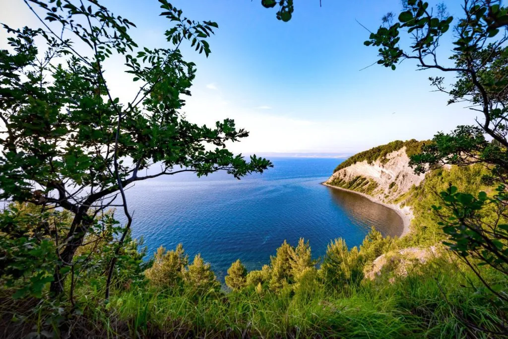 Strunjan beach on Slovenian Coast 