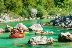 Rafting en eaux vives dans la vallée de Soca 